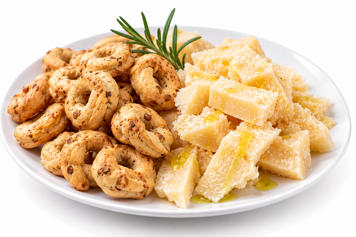 Taralli mit Zwiebeln und Parmigiano (Premium)