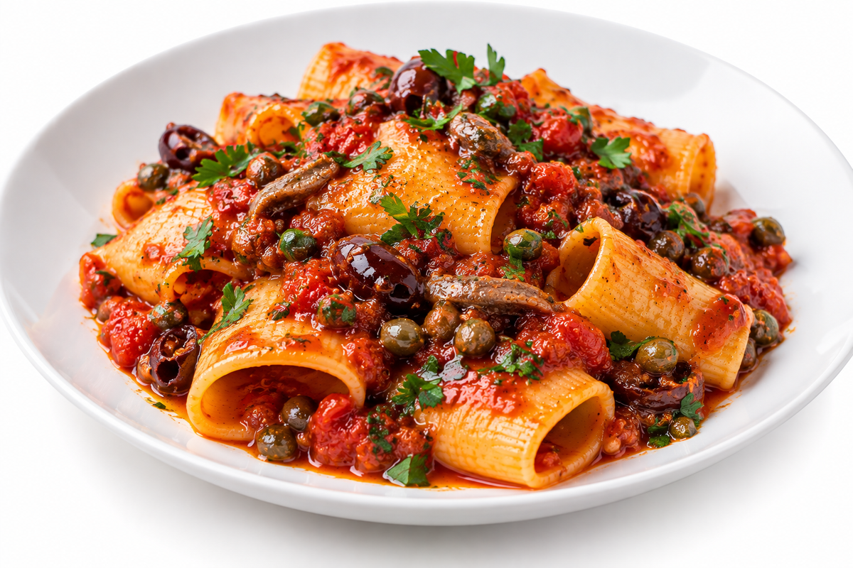 Paccheri alla Puttanesca