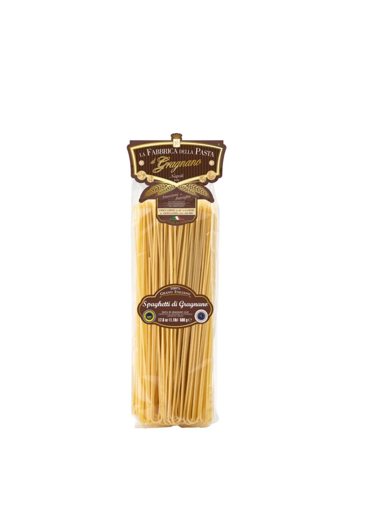 La Fabbrica della Pasta Spaghetti IGP (500g) – Pasta aus Gragnano - italienisch Original