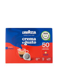 Lavazza Crema e Gusto Classico Kaffeepads 44mm kompostierbar (50er-Pack / 350g) – samtig & vollmundig mit feiner Schokonote
