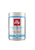 illy Decaffeinato Ganze Bohnen entkoffeiniert (250g Dose) – 100% Arabica Blend sanft & samtig für Vollautomat & Siebträger