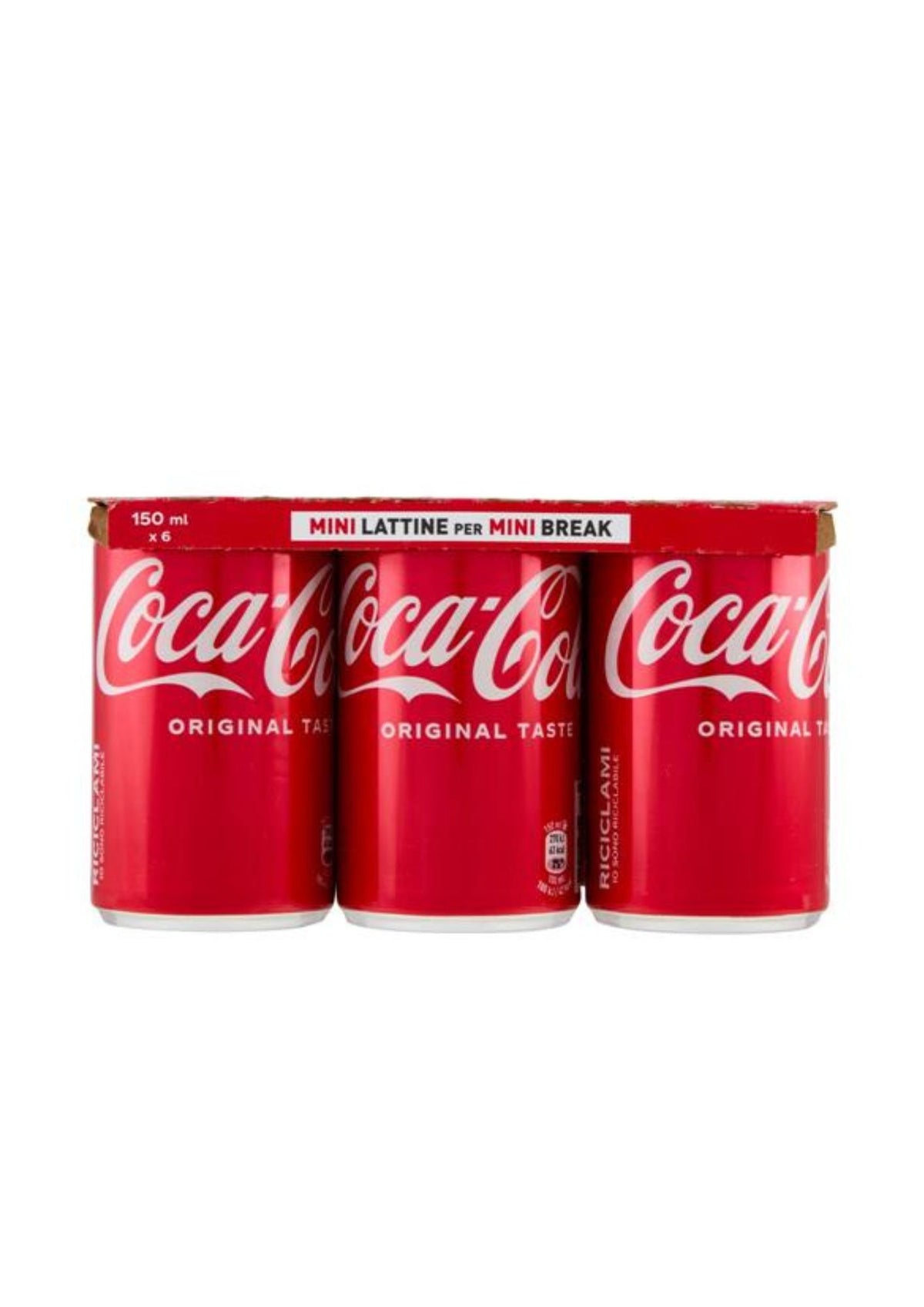 Coca-Cola Original Taste Mini Dosen (6 x 150ml)