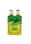 Cedrata Tassoni Zero Glasflaschen (4er-Pack / 4 x 180ml) – italienisch Original – kalorienfrei