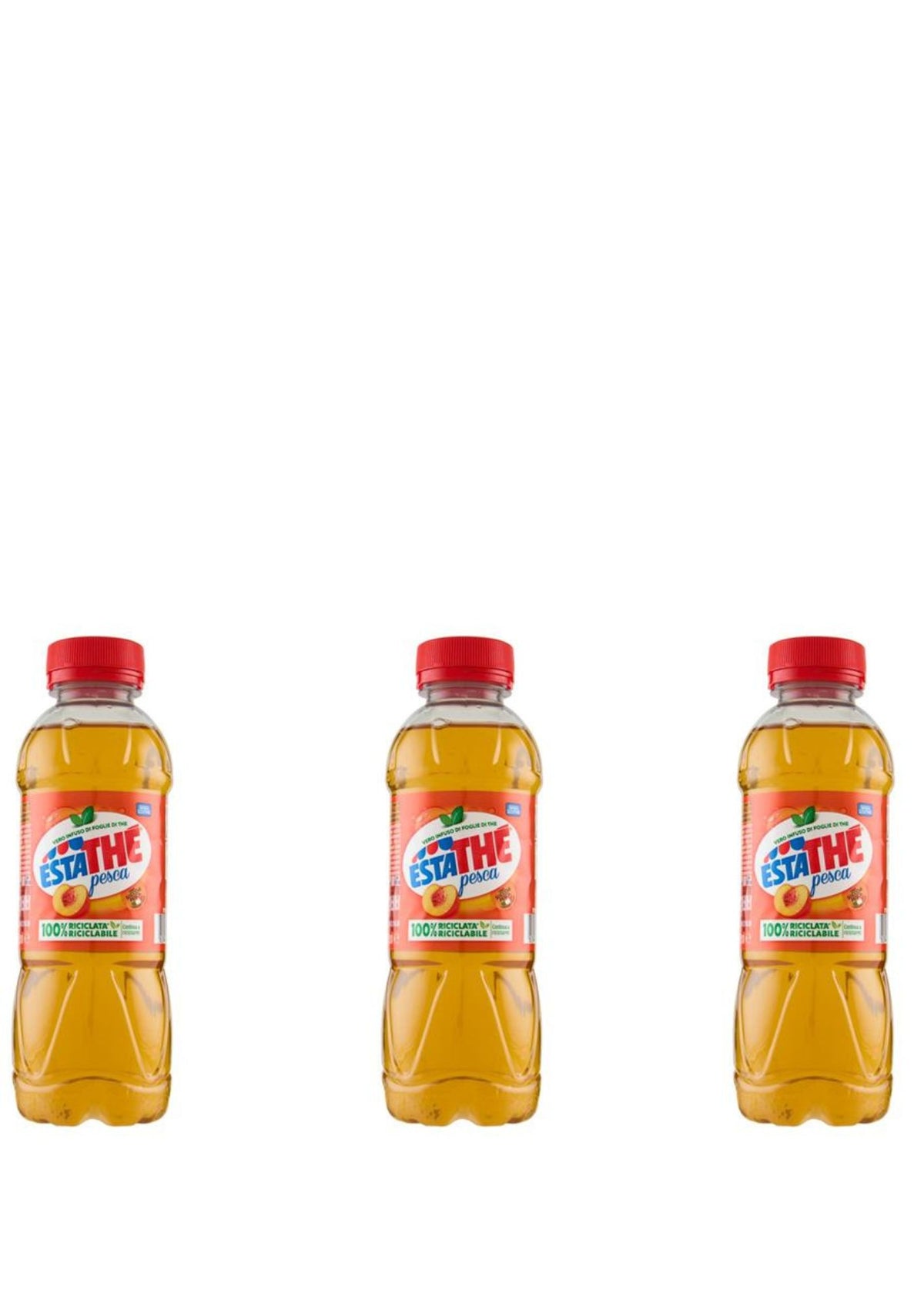Estathé alla Pesca PET Flaschen (3er-Pack / 3 x 400ml) – italienisch Original von Ferrero