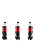 Coca-Cola Zero Zuccheri PET Flaschen (3er-pack/3x 1L) – kalorienfrie