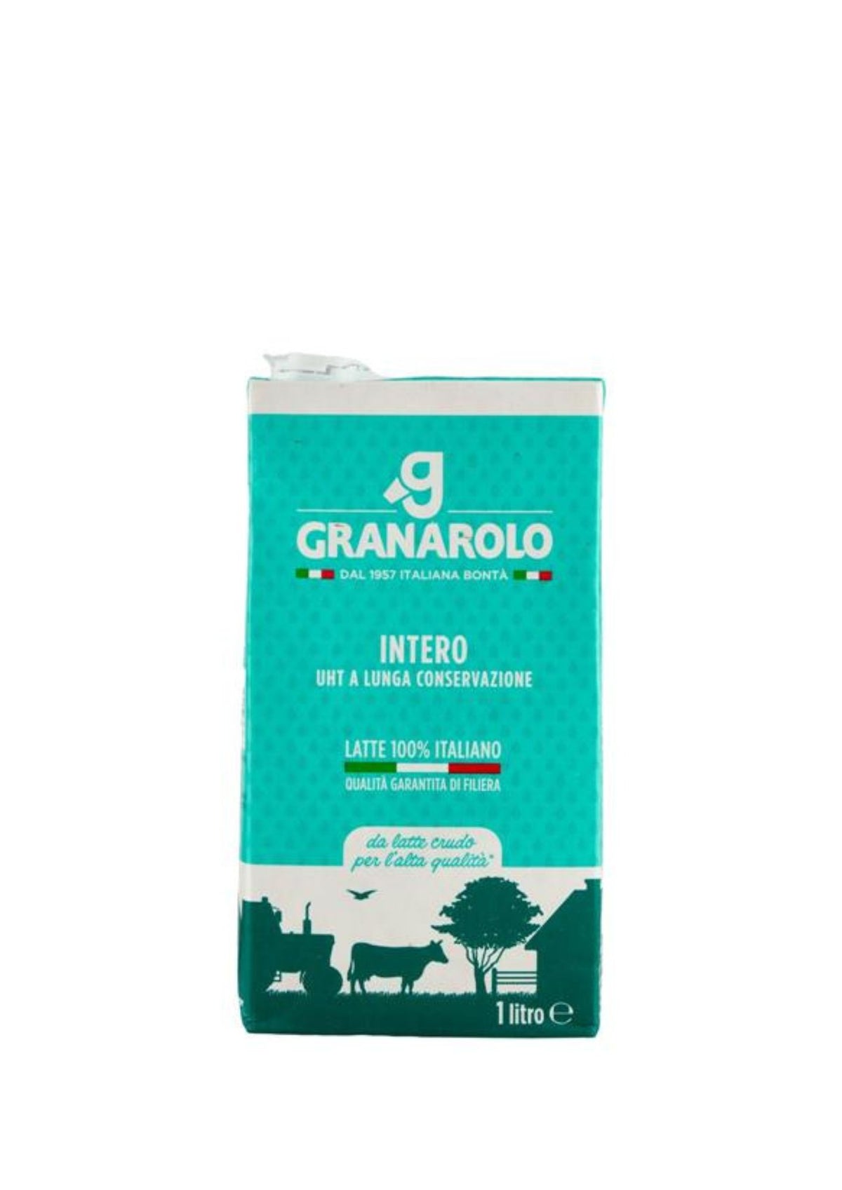 Granarolo Haltbare Vollmilch 3,5% Fett UHT Tetra Brik (1L) – italienische Vollmilch Original