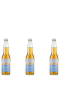 Corona Cero 0.0% Alkoholfreies Bier (3er-Pack / 3 x 0,33L) Glasflaschen – erfrischendes alkoholfreies Lager Original