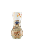 La Drogheria 1880 Sale Integrale & Zenzero (35g) – Vollkorn-Meersalz mit aromatischem Ingwer im Glasstreuer – italienisch Original