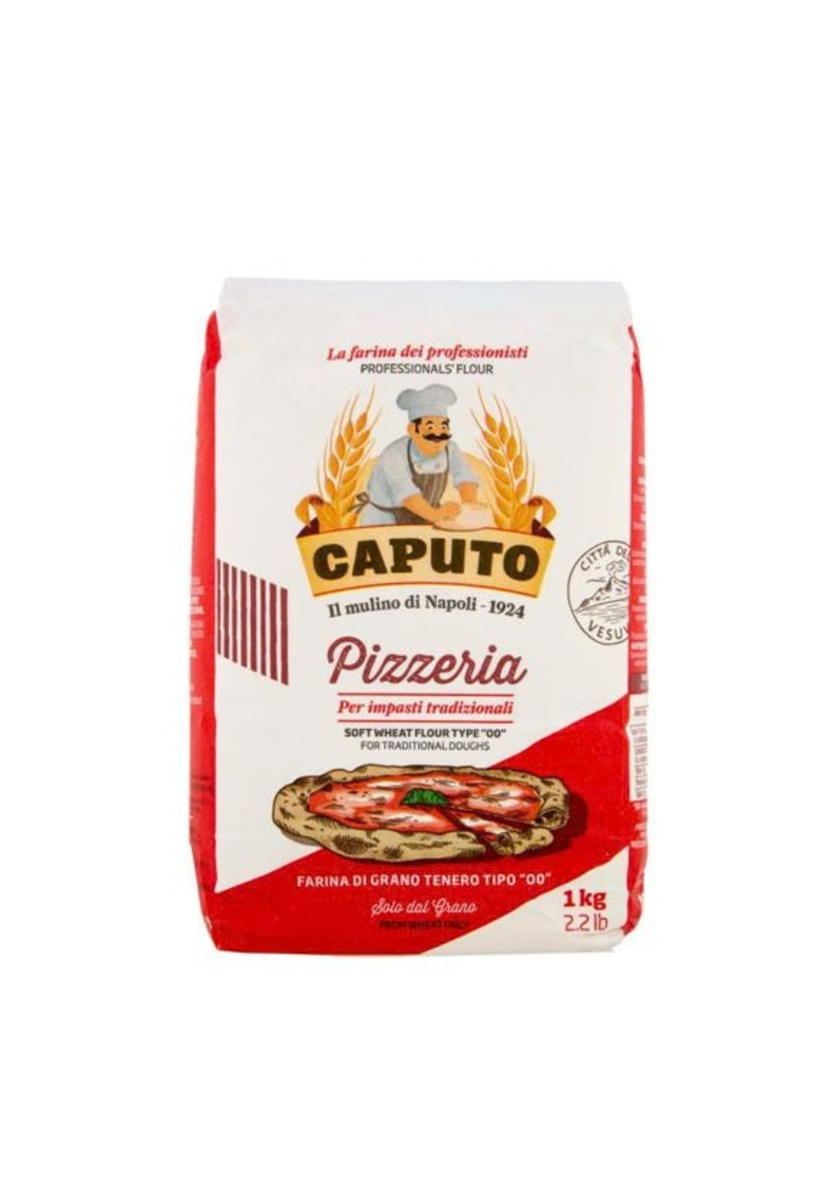 Caputo Pizzeria Farina di Grano Tenero Tipo "00" (1 kg) – italienisch Original