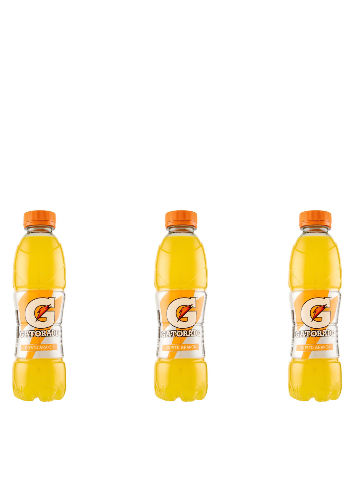 Gatorade Gusto Arancia Sportgetränk (3er-Pack / 3 x 0,5L) – Isotonischer Durstlöscher Orange – italienisch Original
