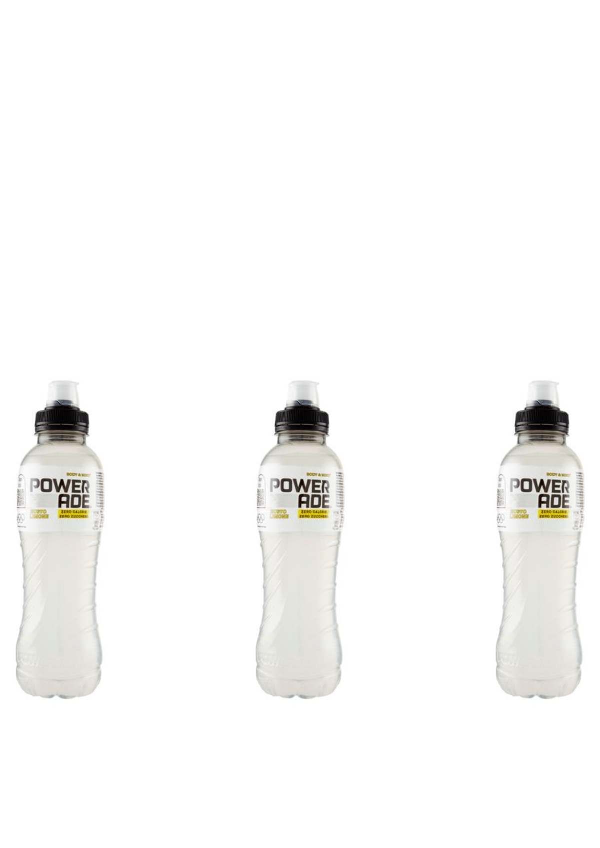Powerade Active Zero Gusto Limone (3er-Pack / 3 x 500ml) – Kalorienfreies Sportgetränk Zitrone mit Elektrolyten & Vitamin B6 – italienisch Original