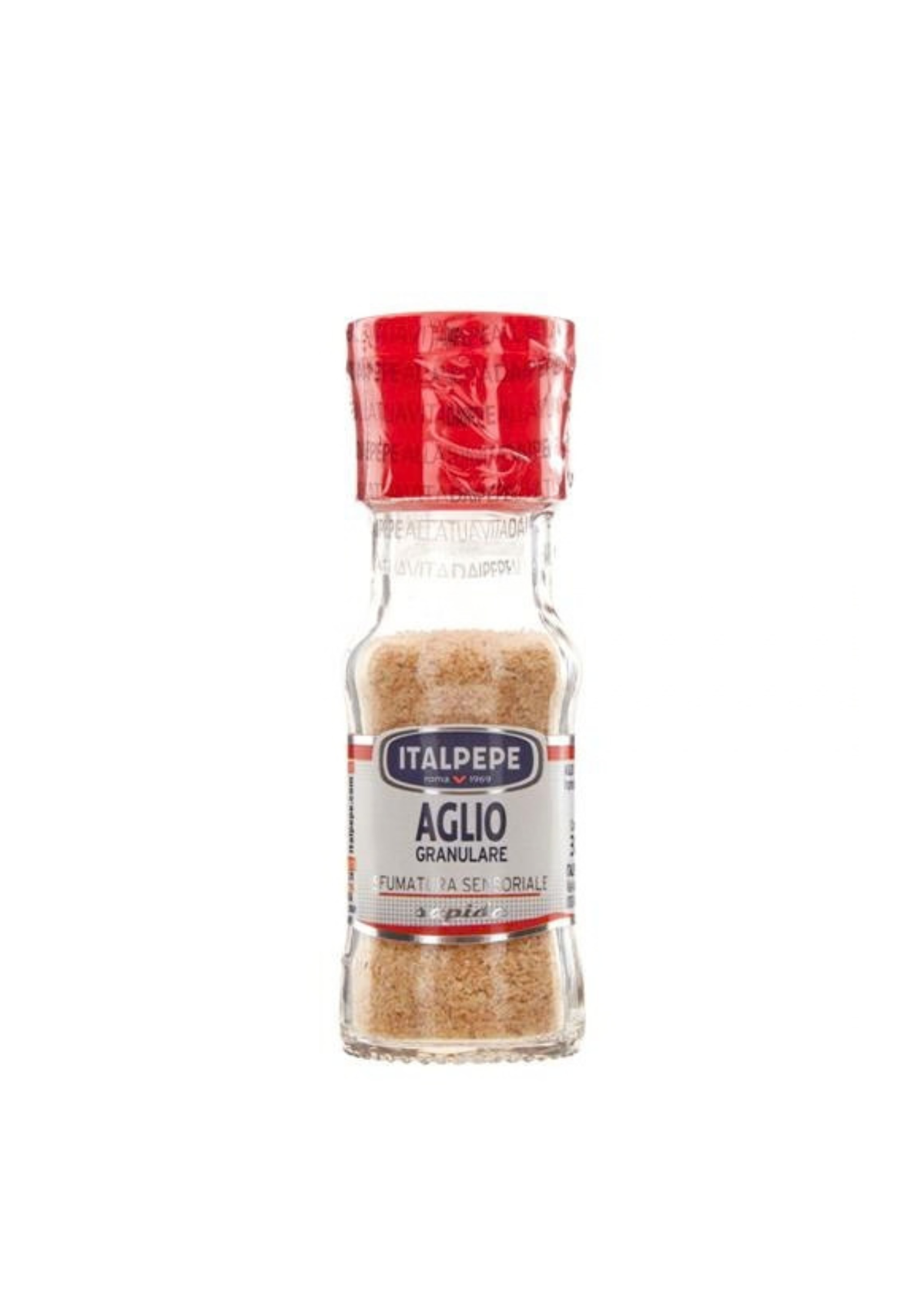 Italpepe Aglio Granulare (38g) – Knoblauch granuliert im Glasstreuer – italienisch Original