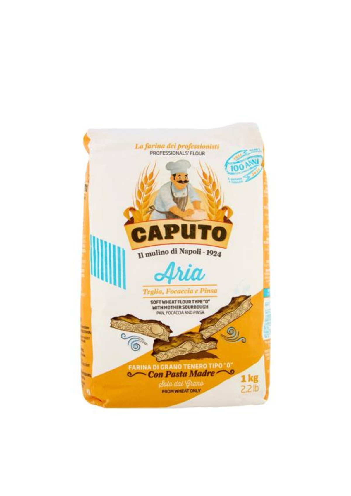 Caputo Aria Farina di Grano Tenero Tipo "0" (1 kg) – italienisch Original
