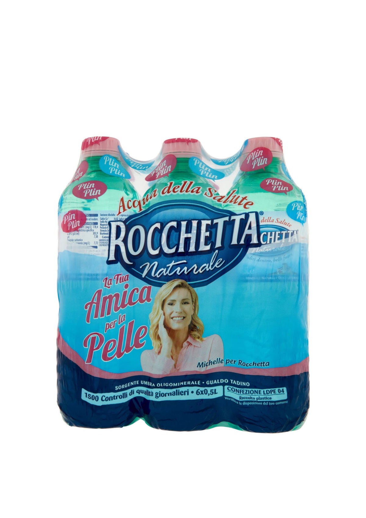 Rocchetta Mineralwasser ohne Kohlensäure (6 x 0,5L PET) – italienisch Original