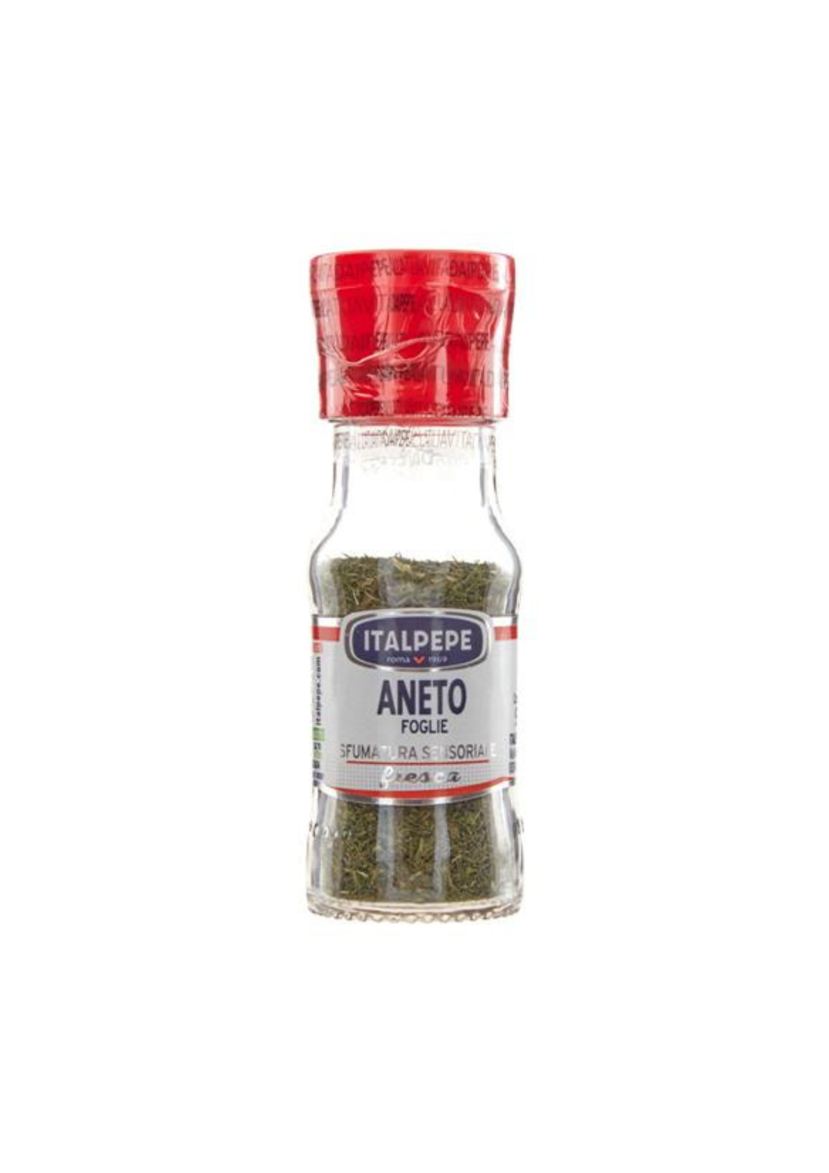 Italpepe Aneto Foglie (9g) – Getrocknete Dillspitzen gerebelt im Glasstreuer – italienisch Original