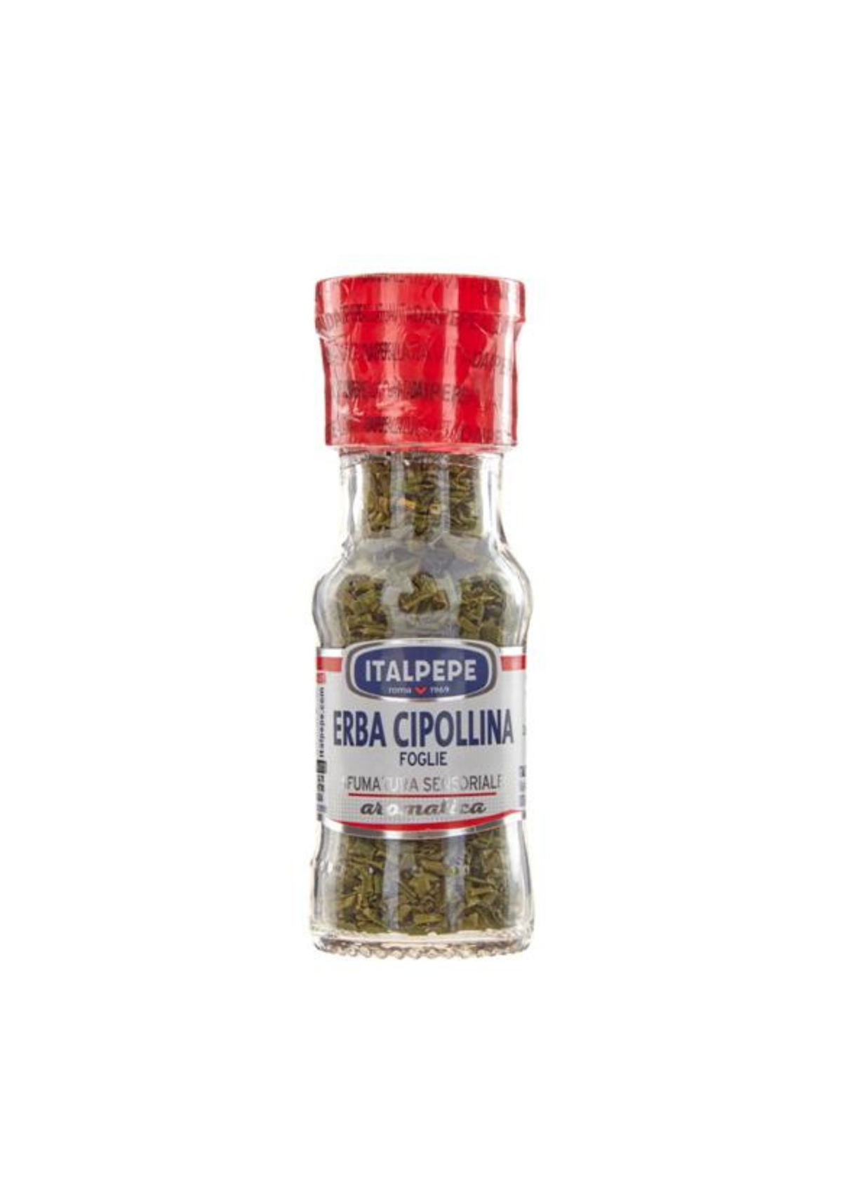 Italpepe Erba Cipollina Foglie (5g) – Feiner getrockneter Schnittlauch im Glasstreuer – italienisch Original
