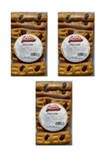 Casola Treccine mit Mandeln – italienisches Salzgebäck – italienisch Original – 3er-pack - 3 x 160 g