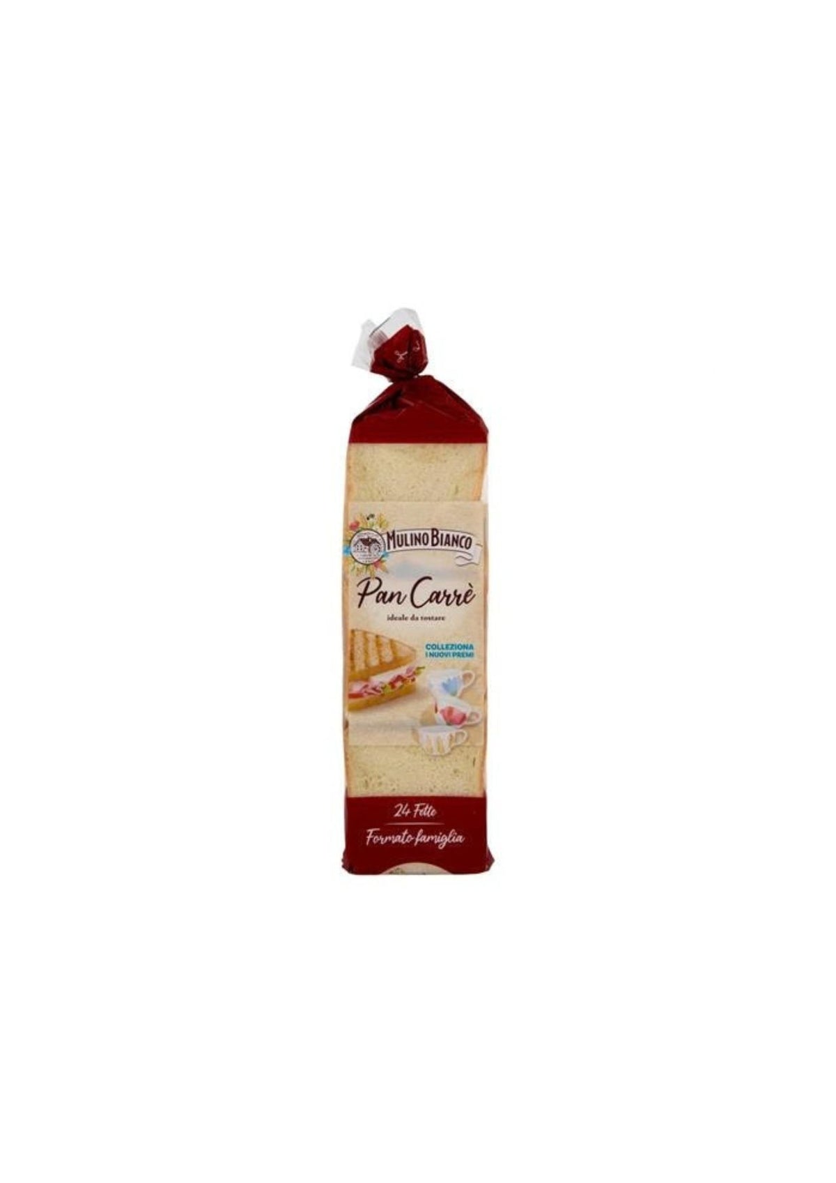 Mulino Bianco Pan Carrè – Sandwichbrot zum Toasten – italienisch Original – 2er-Pack – 2 × 430 g