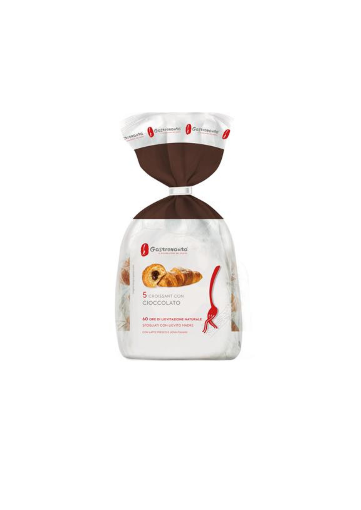 GASTRONAUTA  Klassische Croissants italienisch Original-(5er-Pack) - 5 × 56 g - 280gr