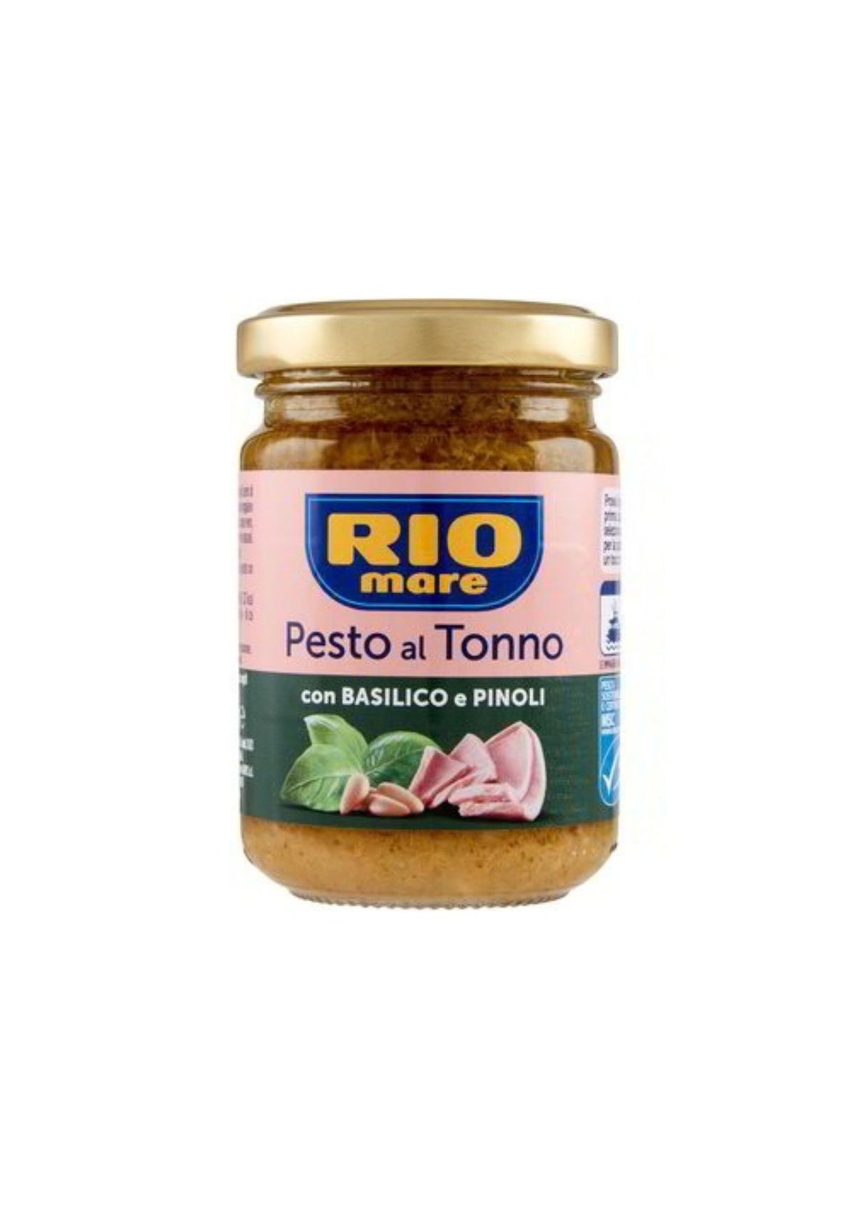 Rio Mare Thunfisch-Pesto mit Basilikum und Pinienkernen – italienisch Original – 130 g