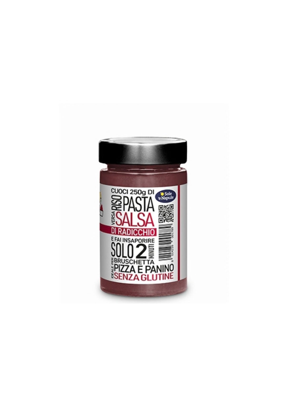 O' Sole 'e Napule Radicchio-Sauce – italienisch Original – 190 g