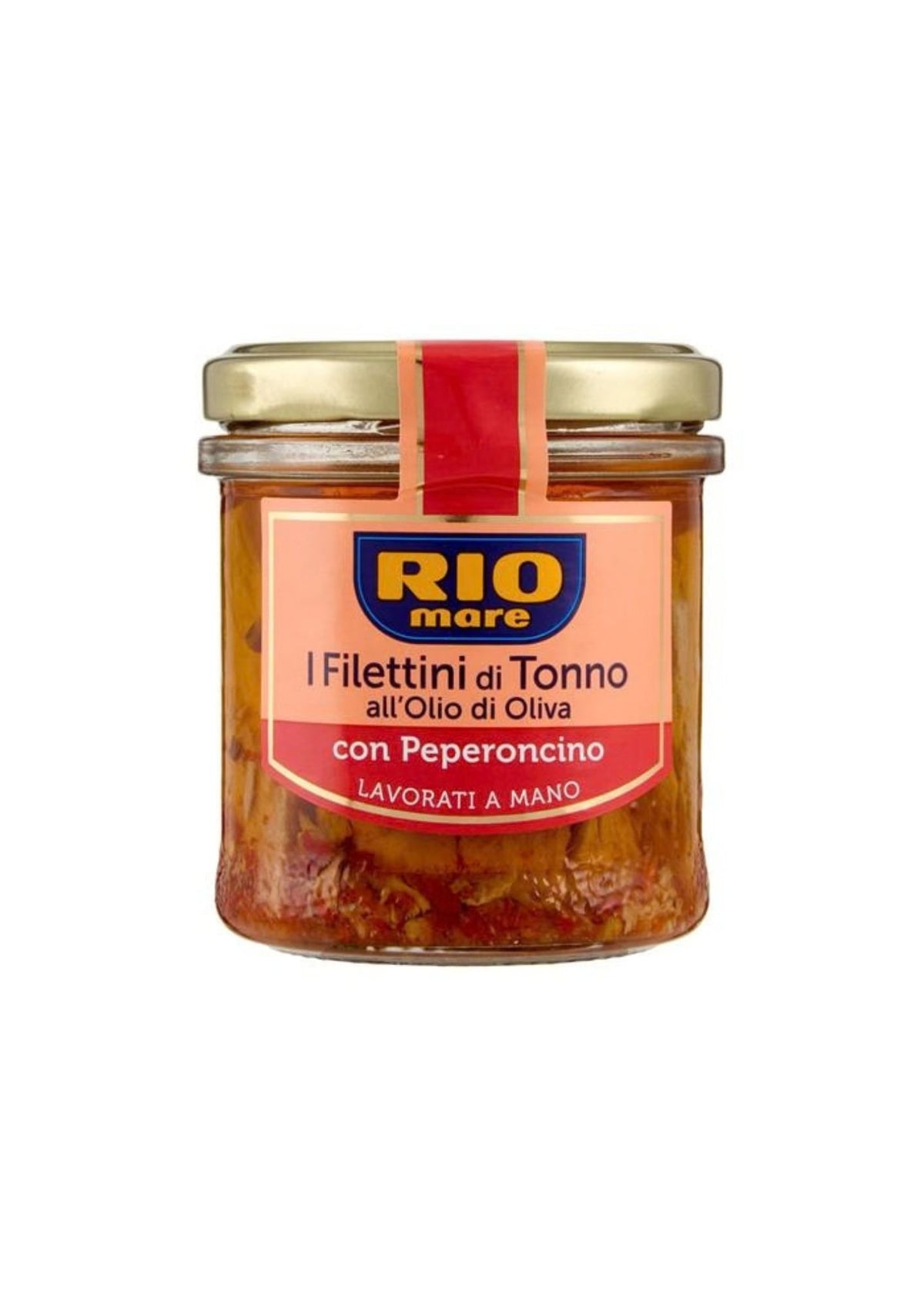 Rio Mare Thunfischfilets in Olivenöl mit Chili – italienisch Original – 130 g