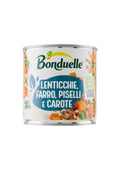 Bonduelle Linsen-Dinkel-Mix mit Erbsen und Karotten – italienisch Original – 300 g