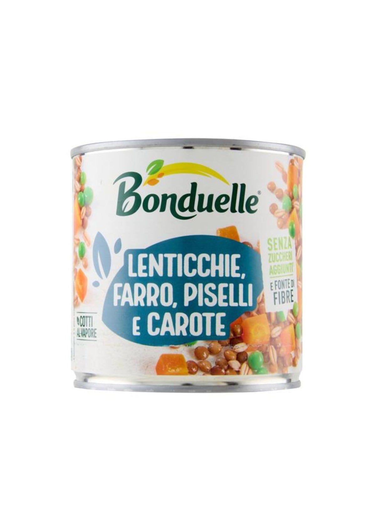 Bonduelle Linsen-Dinkel-Mix mit Erbsen und Karotten – italienisch Original – 300 g