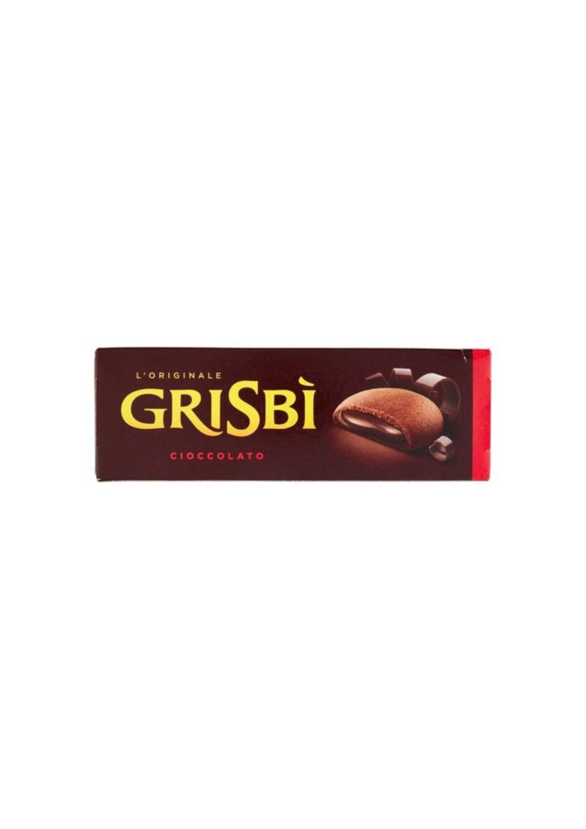 Grisbì – Kakaokekse mit Schokoladencremefüllung – italienisch Original – 9er-Pack – 9 × 15 g