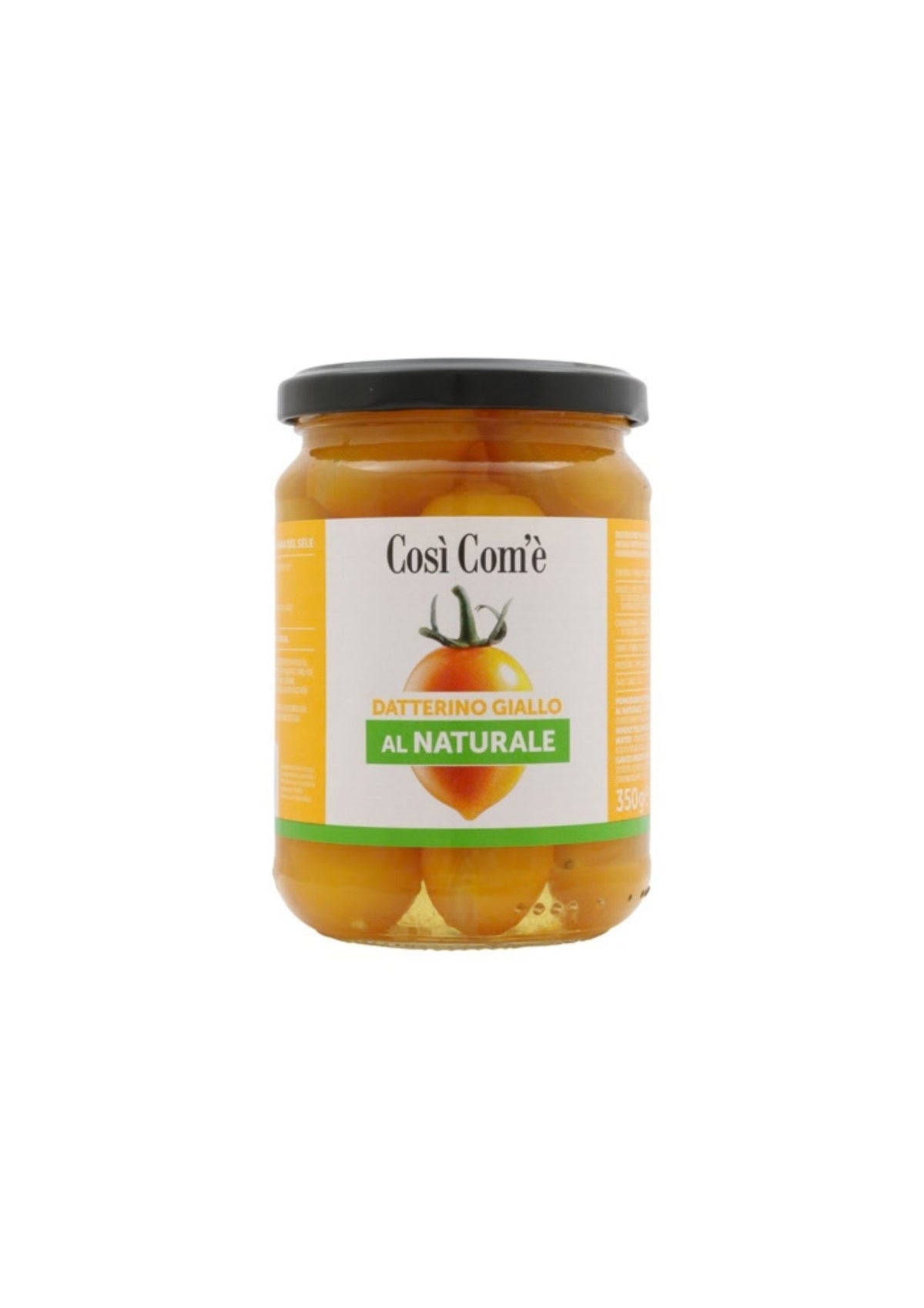 Così Com'è Gelbe Datteltomaten natur – italienisch Original – 350 g