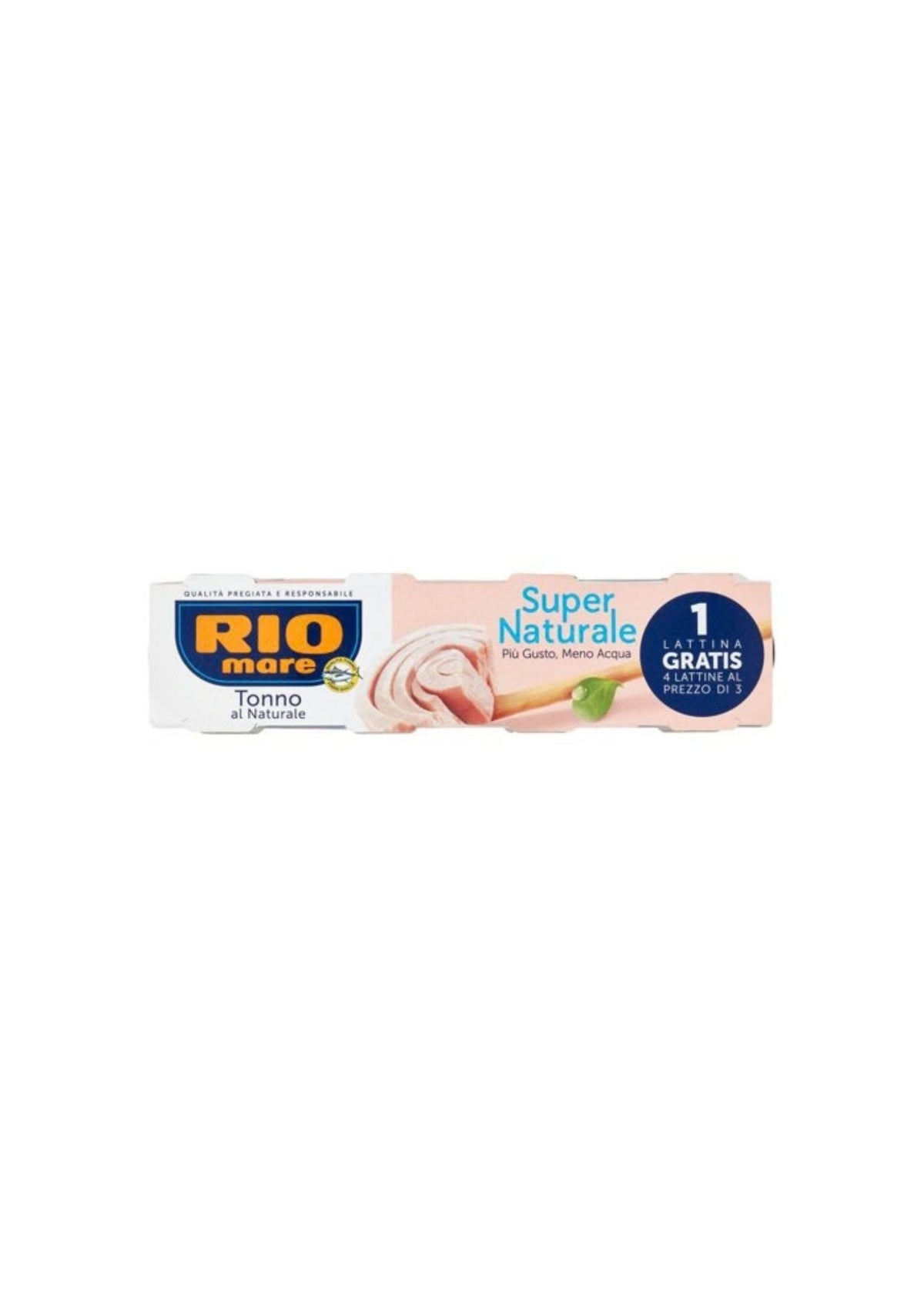 Rio Mare Thunfisch natur – italienisch Original – 4er-Pack – 4 × 56 g