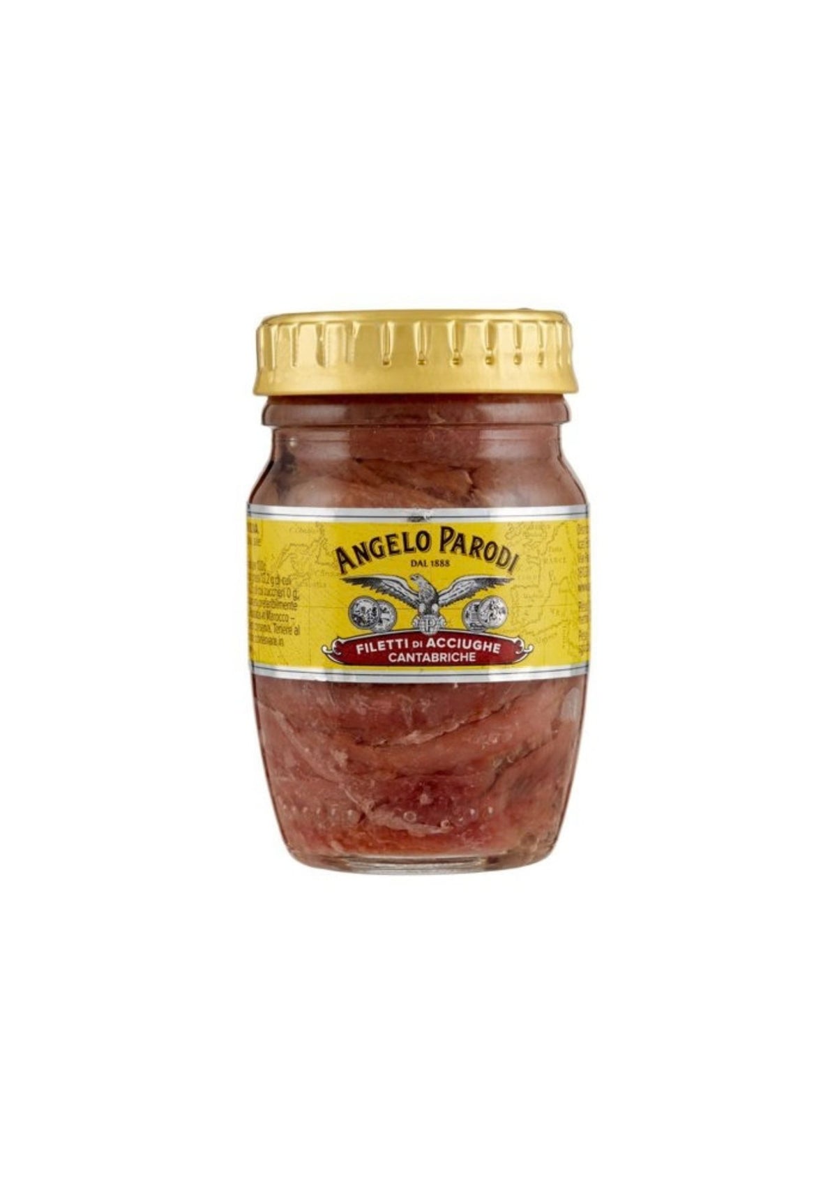 Angelo Parodi Kantabrische Sardellenfilets – italienisch Original – 90 g