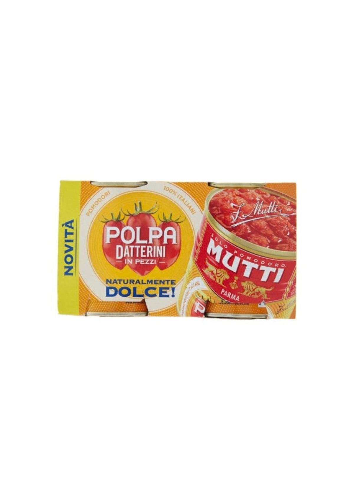 Mutti Datteltomaten-Fruchtfleisch – italienisch Original – 2er-Pack – 2 × 300 g