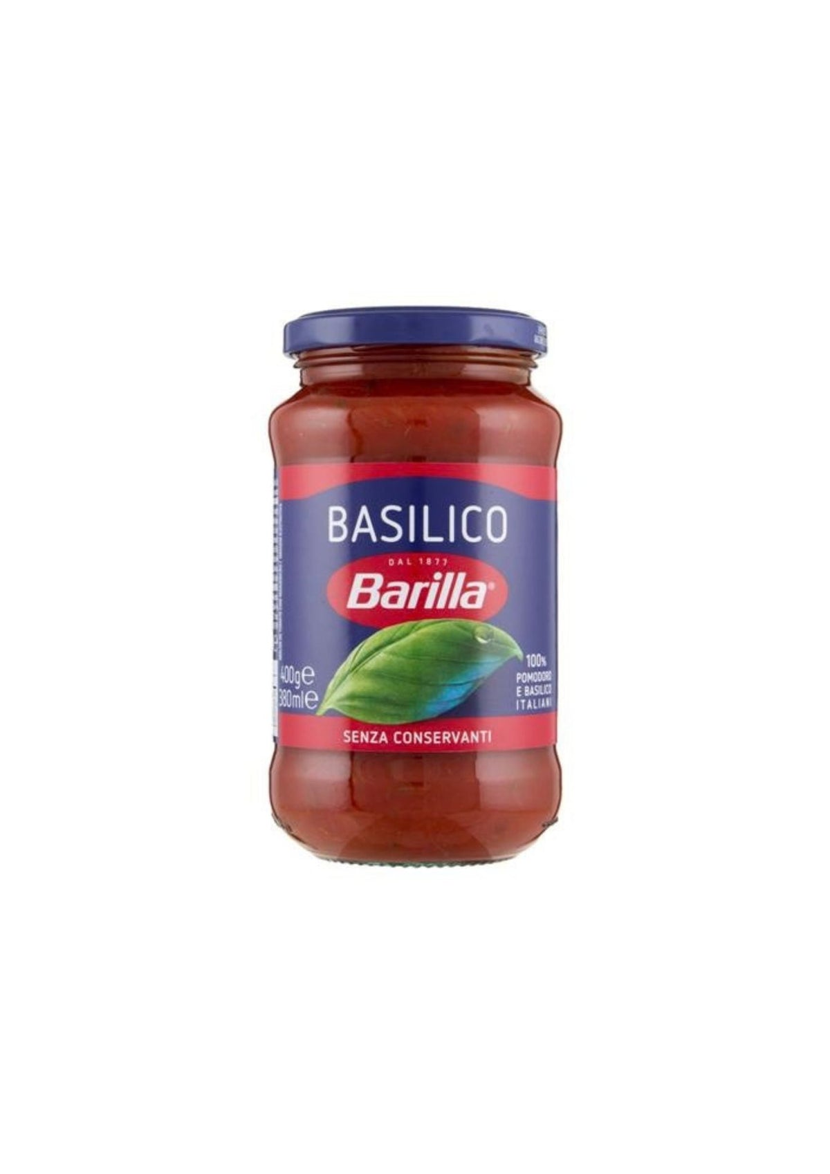 Barilla Tomatensauce mit Basilikum – italienisch Original – 400 g