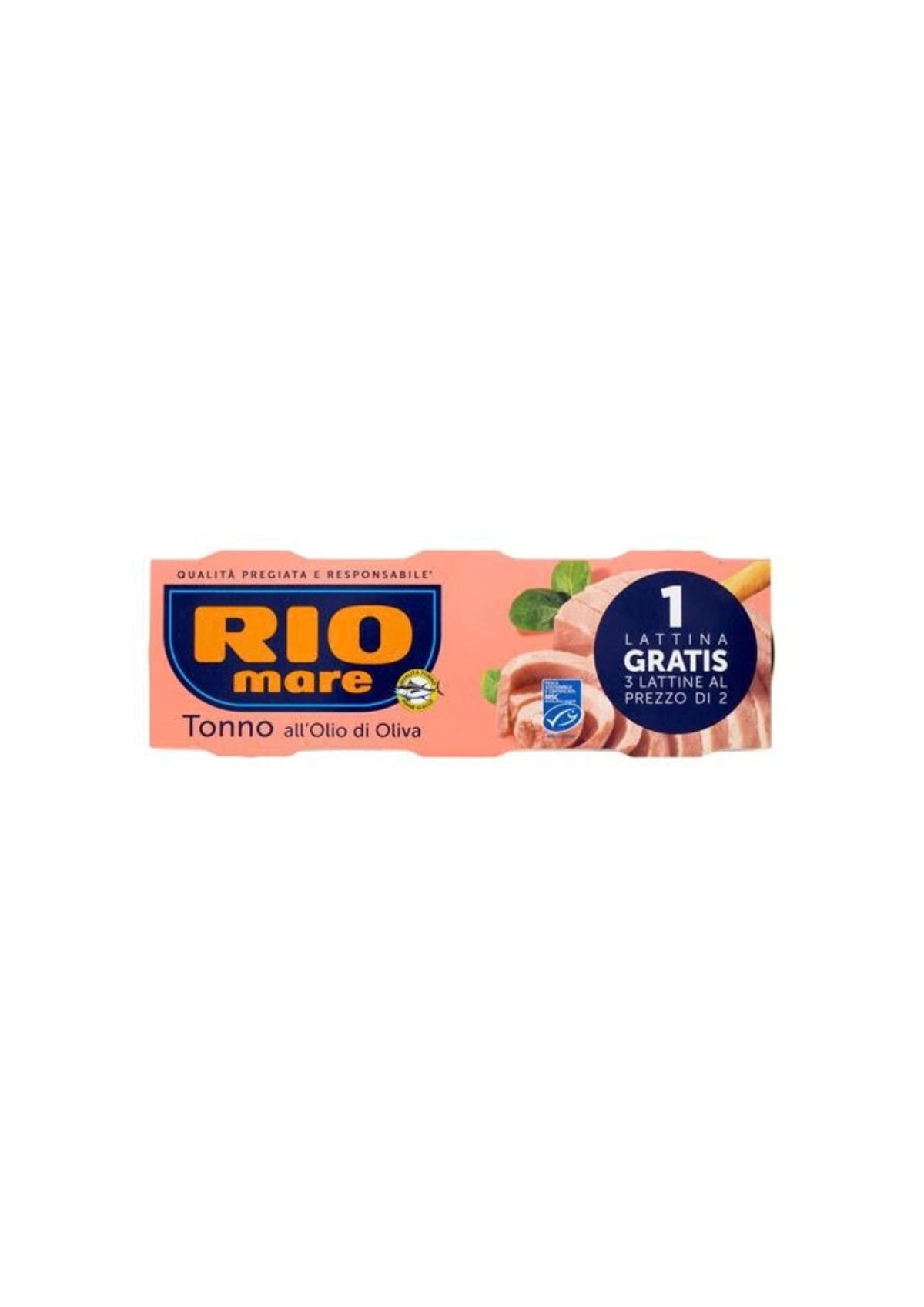 Rio Mare Thunfisch in Olivenöl – italienisch Original – 3er-Pack – 3 × 120 g (2 + 1 gratis)