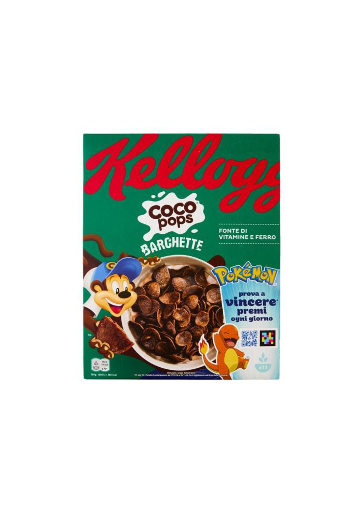 Kellogg’s Coco Pops Barchette – Knusprige Schoko-Weizen-Cerealien – 1 × 330 g