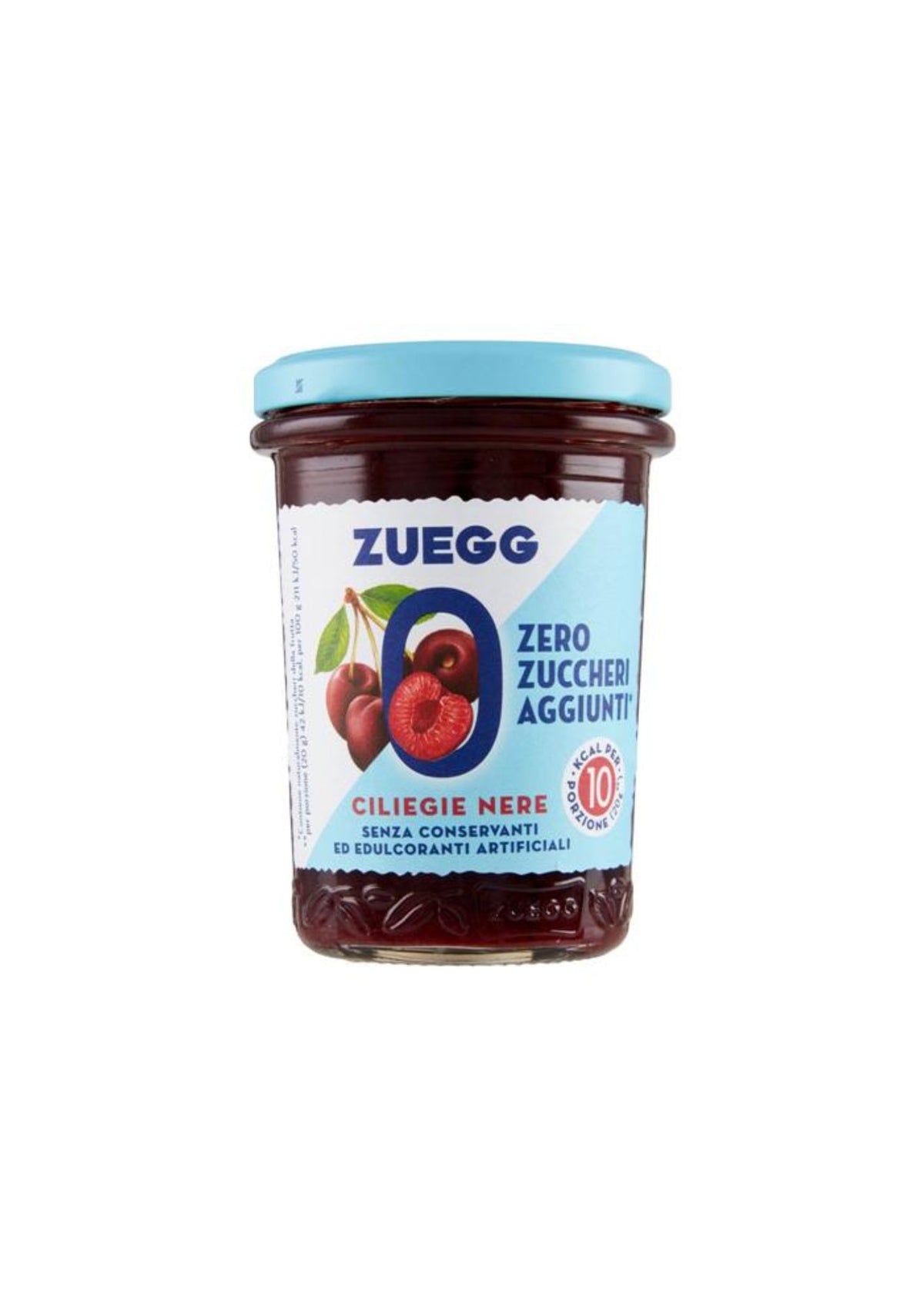 Zuegg – Leichte Sauerkirschzubereitung ohne Zuckerzusatz – italienisch Original – 1 × 220 g