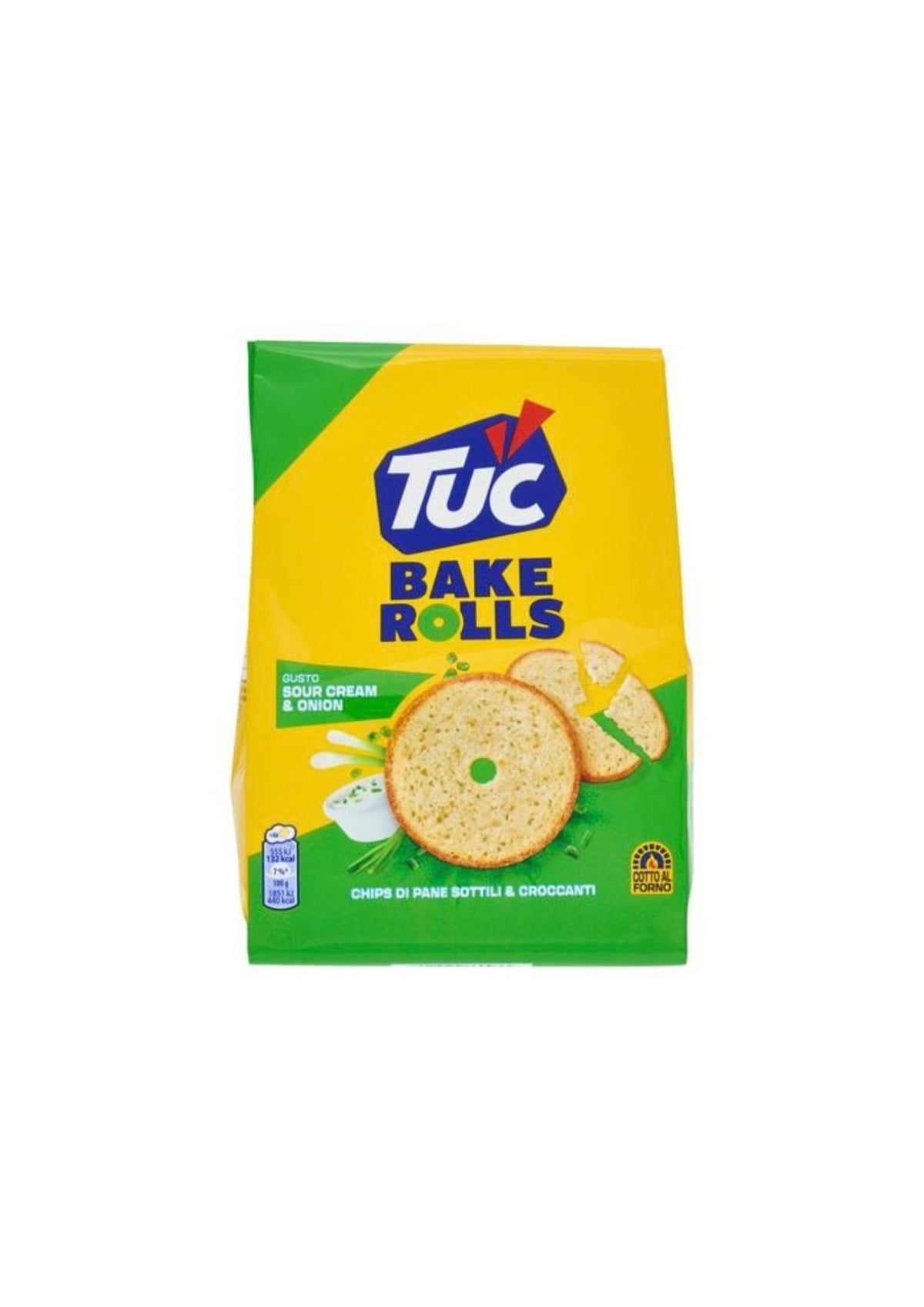 TUC Bake Rolls – Sour Cream & Onion – 150 g