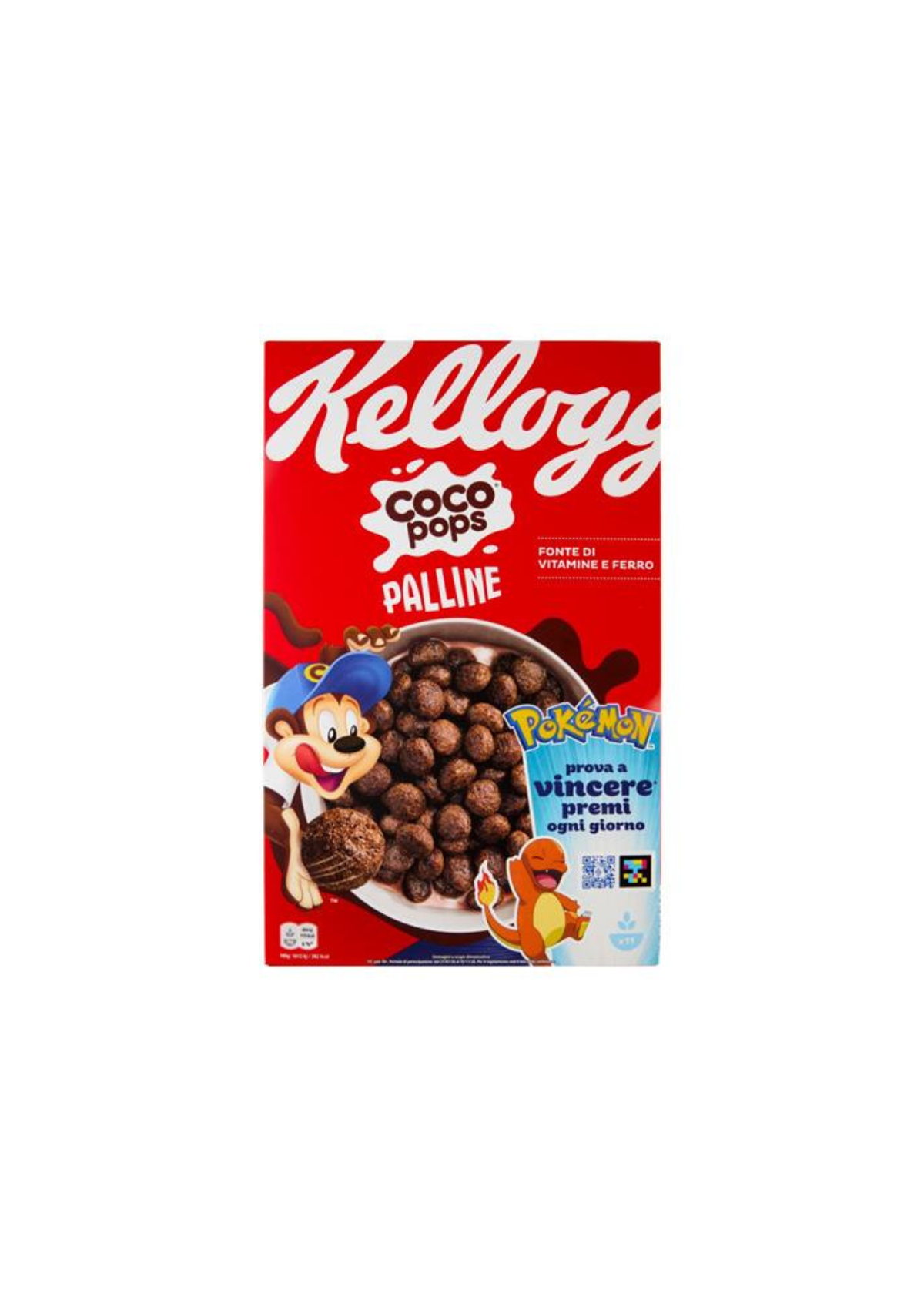 Kellogg’s Coco Pops Palline – Knusprige Kakao-Cerealien aus Vollkornweizen und Mais – 1 × 330 g