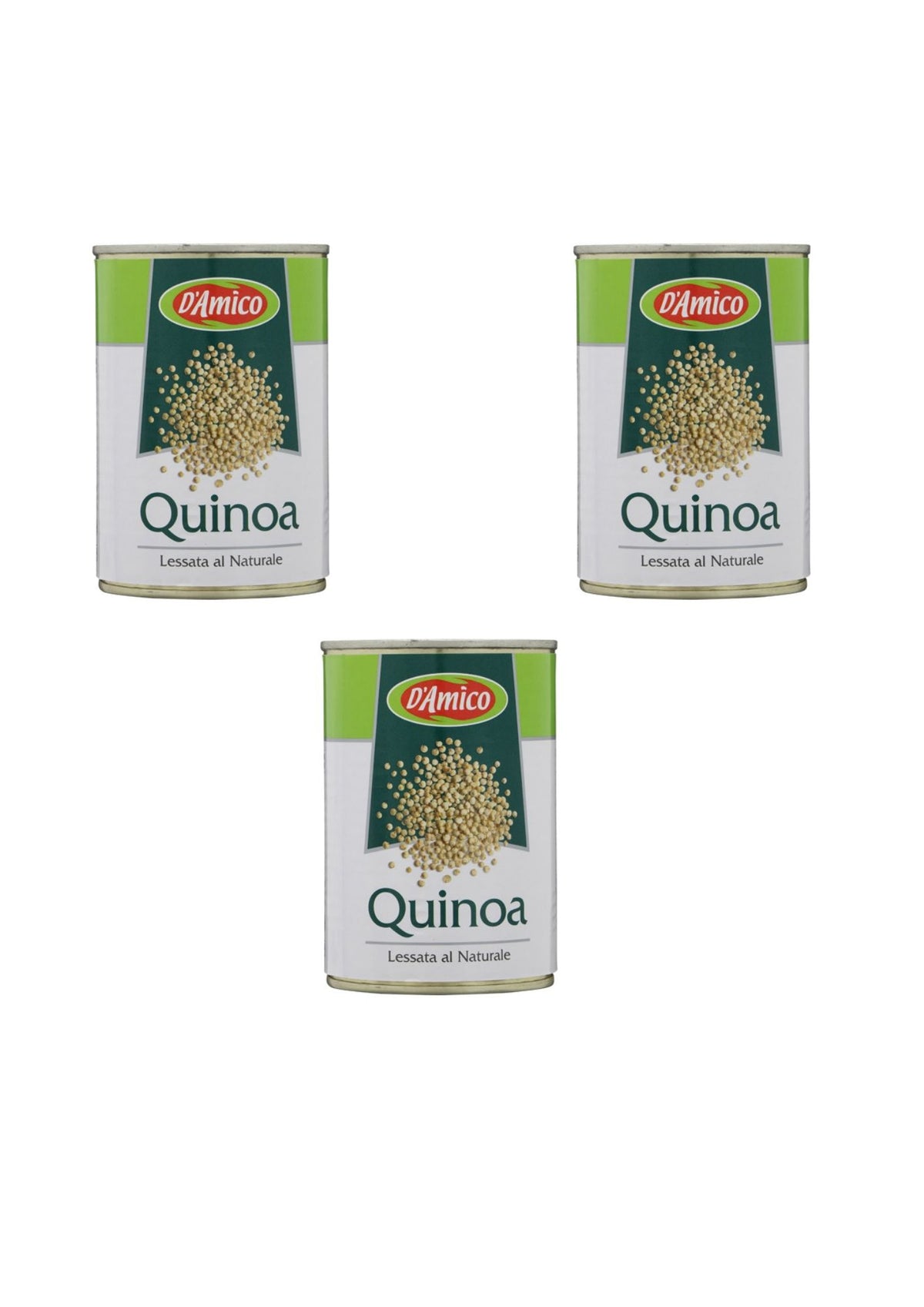 D'Amico Quinoa gekocht – italienisch Original – 3er-Pack – 3 × 400 g