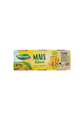 Valfrutta Italienischer Mais – schonend dampfgegart – italienisch Original – 3er-Pack – 3 × 160 g