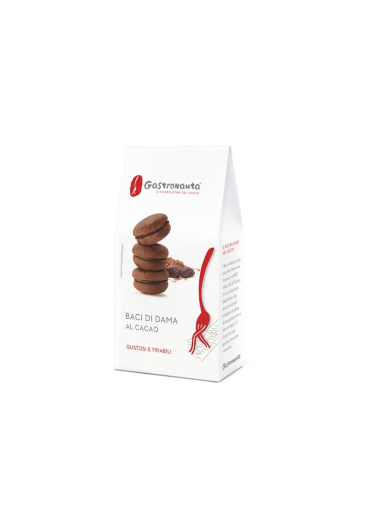 Gastronauta – Baci di Dama mit Kakao und Haselnüssen – italienisch Original – 1 × 150 g