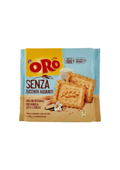 Oro Saiwa – Vollkorn-Mürbeteigkekse mit Vanille, Milch und 5 Getreidesorten, ohne Zuckerzusatz – 1 × 300 g