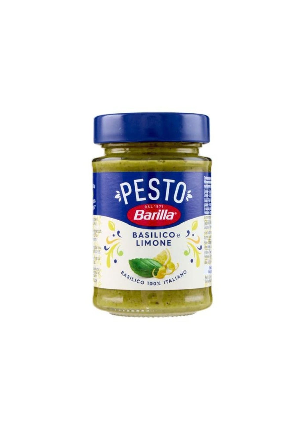 Barilla Basilikum-Zitronen-Pesto – italienisch Original – 190 g