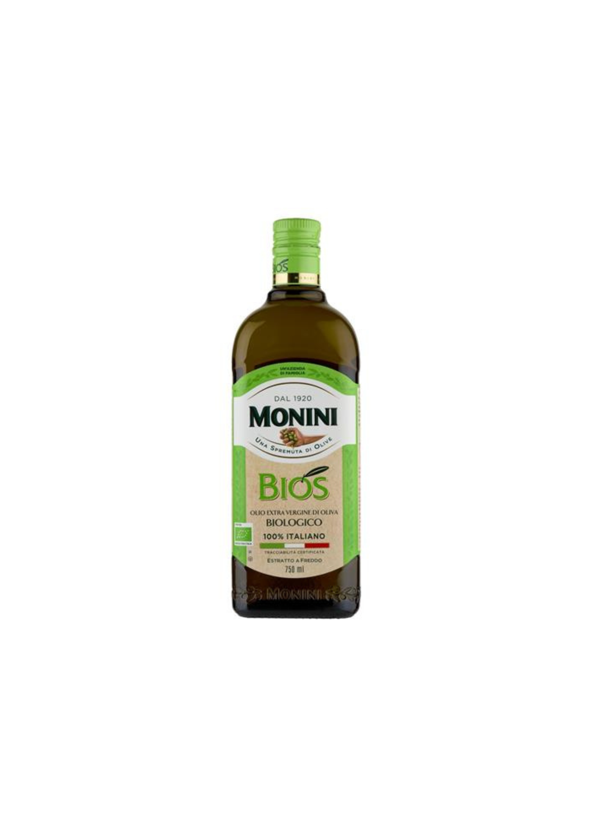 Monini Bio Natives Olivenöl extra 100 % italienisch – 750 ml