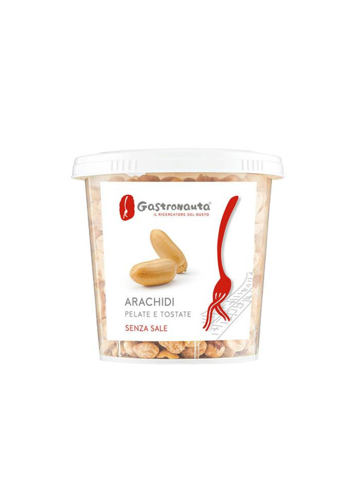 Gastronauta erdnüsse ohne zugesetztes Salz - 200gr - Original italienischer Snack