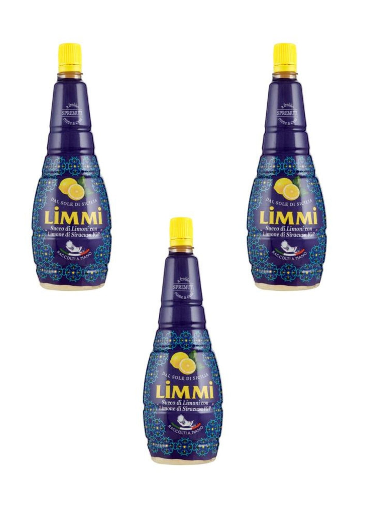 Limmi Zitronensaft mit Limone di Siracusa IGP (3er-pack) – 3x250 ml