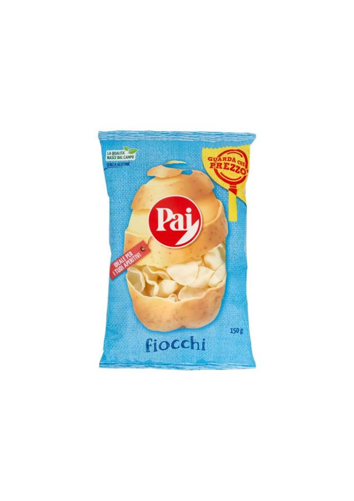 PAI Kartoffelflocken-Snack (3er-pack) – 3x150 g – Original italienischer Snack