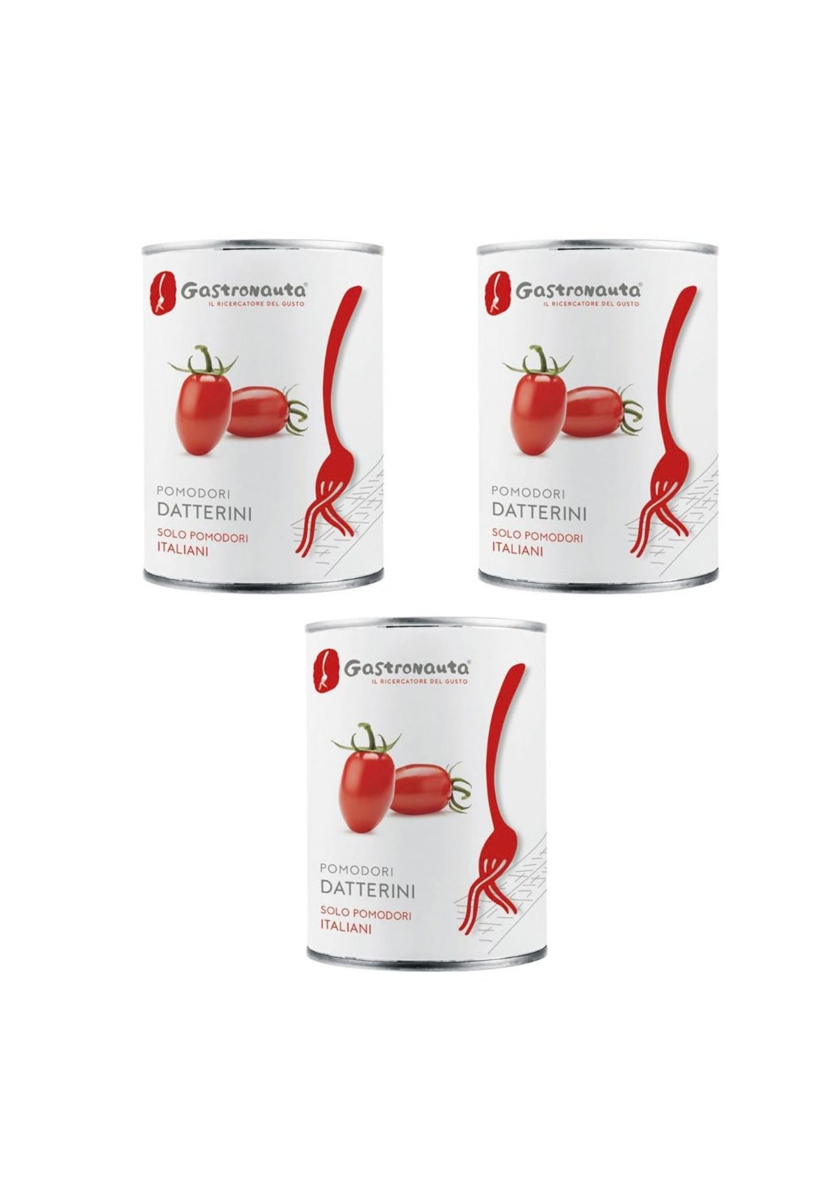 Gastronauta Datteltomaten – italienisch Original – 3er-Pack – 3 × 400 g