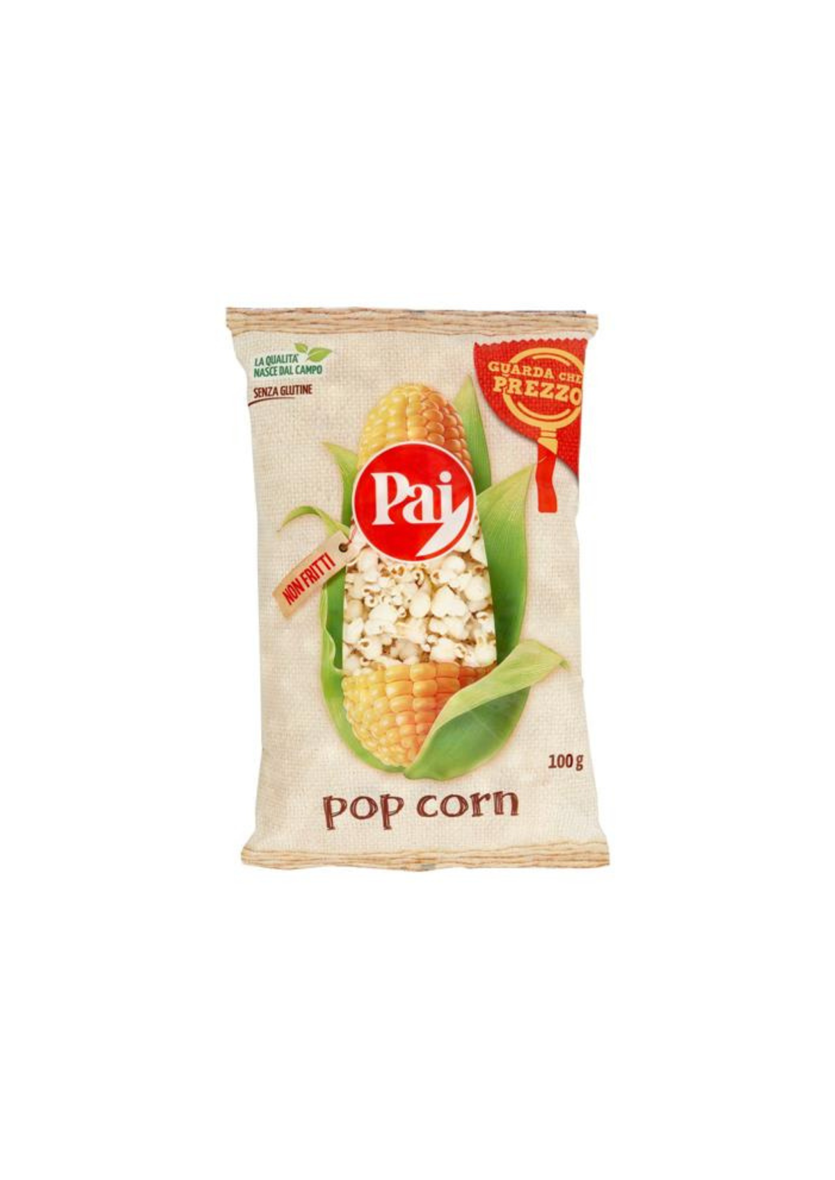 PAI Popcorn (3er-pack) – 3x100 g – Original italienischer Snack